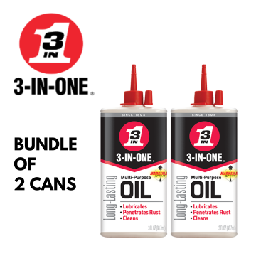[Bundle of 2cans] WD-40 3-IN-ONE® Long Lasting Multi-Purpose Oil 88.7ml